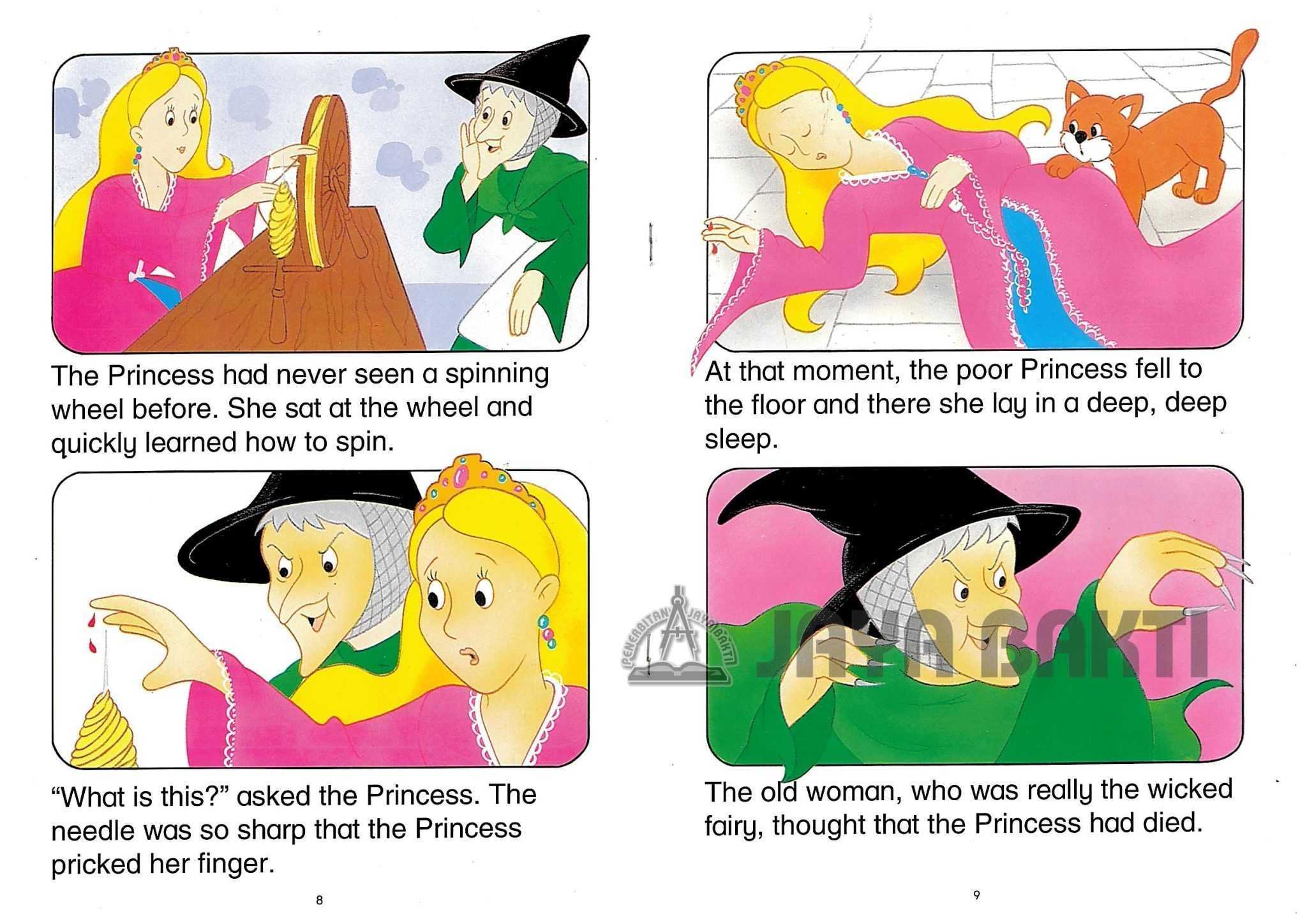 Sleeping Beauty English Story Book Jaya Bakti