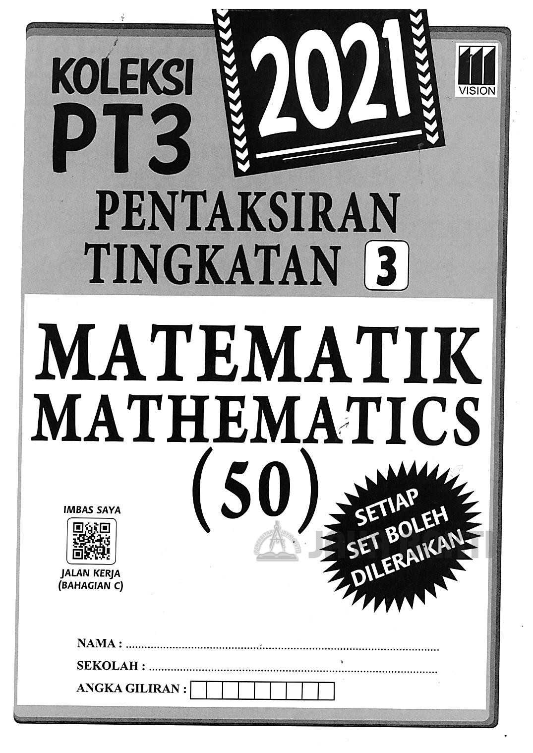 Koleksi Pt3 Matematik Tingkatan 3 Dlp 2021 Jaya Bakti