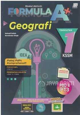 Modul Aktiviti Formula A+ Geografi Tingkatan 1  Jaya Bakti